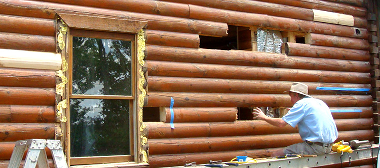 Log Home Repair Wayne County, Ohio