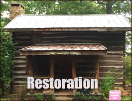 Historic Log Cabin Restoration  Wayne County, Ohio